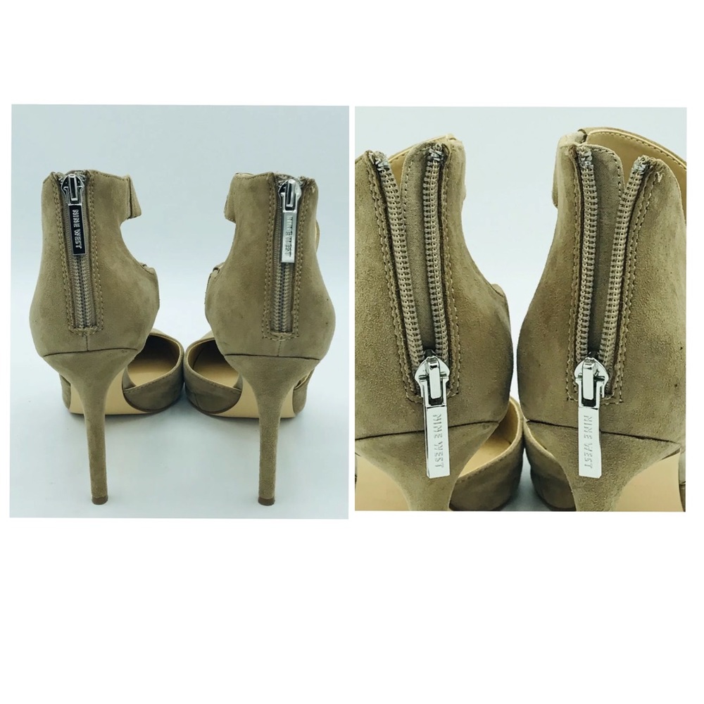 ‼️Nine west Shoes Women sz 7.5 Pointy Toe Leather - Picture 4 of 7